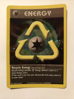 Recycle Energy - WOTC League Promo Pokemon - Holo Card - Image 1