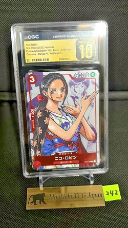 CGC PRISTINE 10 Nico Robin ST01-008 25th Anniversary Edition ONE PIECE Card 2022 - Image 1