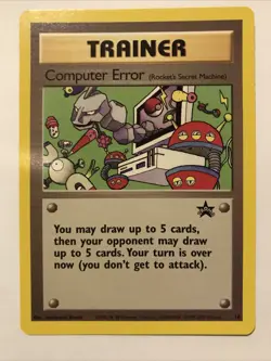 Computer Error #16 Black Star Promo Rare Vintage Pokemon Card - Image 1