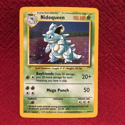 Pokemon Nidoqueen Jungle Holo Rare Card - Image 1