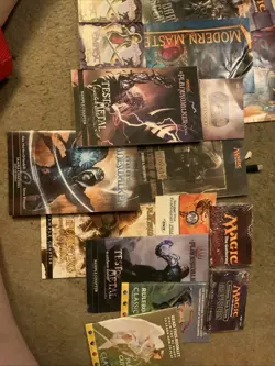 Magic The Gathering Collection Of Inserts, Rule Books, Storybooks No Repeats - Image 3