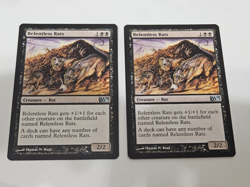 2x Relentless Rats 113/249 (M11) Magic The Gathering MTG Ex-NM - Image 1