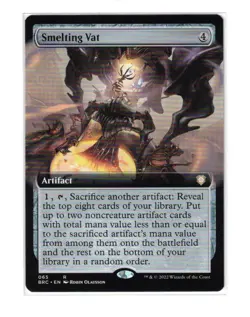 MTG - NM - Smelting Vat (Extended Art) - Commander: The Brothers' War 65 - Image 1