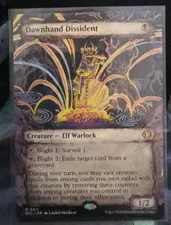 Magic The Gathering, Dawnhand Dissident, (Showcase) Lorwyn Eclipsed, Regular - Image 2