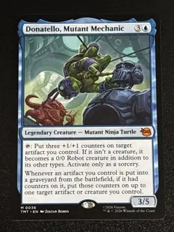 MTG Teenage Mutant Ninja Turtles Donatello, Mutant Mechanic 0036 NM Mythic - Image 1
