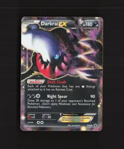 Darkrai EX BW46 Black & White Black Star Promo Holo Pokemon Card DMG - Image 1