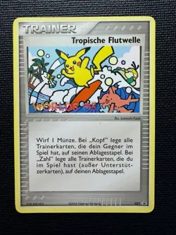 Pokemon 2005 Black Star 027 Promo Tropische Flutwelle German Tropical Tidal Wave - Image 1