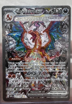 Charizard ex Pokemon 2023 S&V Obsidian Flames Special Illustration Rare 223/197 - Image 1