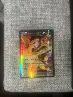 Pokemon Charizard EX XY121 Holo Ultra Rare Black Star Promo MP - Image 1