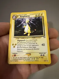 Ampharos - Holo - 1/111 Neo Genesis - WOTC Unlimited - Pokemon TCG - 2000 - Image 2