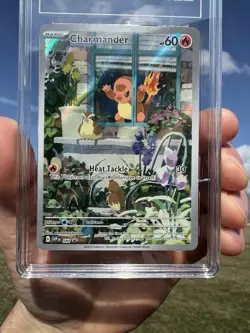 Pokemon TCG Charmander Obsidian Flames #044 Black Star Promo TAG Gem Mint 10 - Image 3
