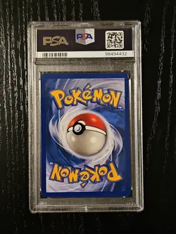 1999 Pokemon Fossil 1st Edition Hitmonlee 7/62 Holo Rare PSA 6 EX-MT - Image 2