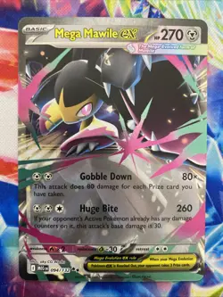 Mega Mawile Ex 094/132 Mega Evolution Pokemon TCG Double Rare NM/Mint - Image 1