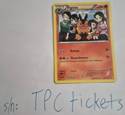 Pignite - Legendary Treasures - Pokemon TCG card - Near Mint NM - TCG Value $8.5 - Image 1