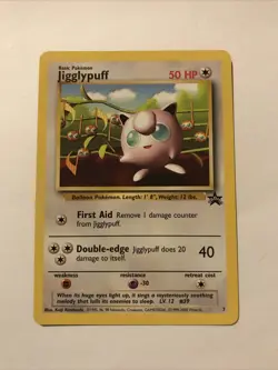 Pokemon TCG Jigglypuff Wizards Black Star Promos 7 Regular - Image 1