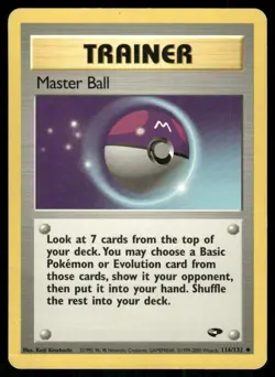Pokemon Tcg Master Ball #116 Pokemon Gym Challenge MP - Image 1