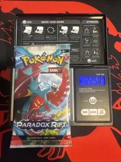 22.58g HEAVY - Pokemon TCG S&V Paradox Rift Booster Pack Sealed / Semi GoDU - Image 1