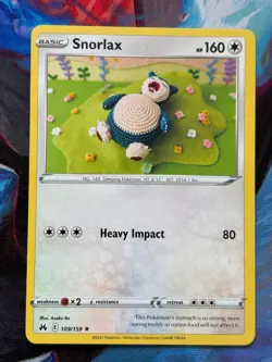 Snorlax 109/159 Crown Zenith Regular Rare - Asako Ito ART Pokemon TCG - VLP - Image 1