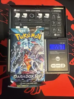 22.67g HEAVY - Pokemon TCG S&V Paradox Rift Booster Pack Sealed / Semi GoDU - Image 1