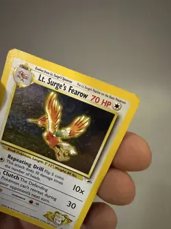 Pokemon Tcg Lt. Surge's Fearow #7 Pokemon Gym Heroes - Image 3