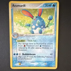 Pokemon Azumarill Secret Rare Holo EX Delta Species #114/113 2005 70 HP Stage 1 - Image 1
