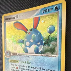 Pokemon Azumarill Secret Rare Holo EX Delta Species #114/113 2005 70 HP Stage 1 - Image 2