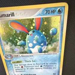 Pokemon Azumarill Secret Rare Holo EX Delta Species #114/113 2005 70 HP Stage 1 - Image 3