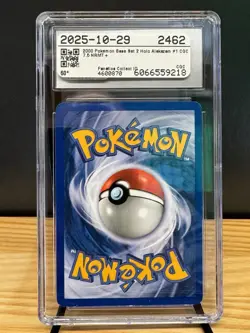 2000 Pokemon Base Set 2 Alakazam Holo Rare #001/130 CGC 7.5 - Image 2