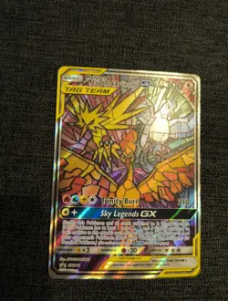 Pokemon Moltres Zapdos Articuno GX SM210 Tag Team Promo LP - Image 1