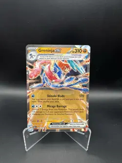 Pokemon Greninja ex 106/167 Twilight Masquerade Holo LP - Image 1