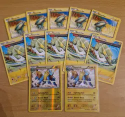 Pokemon TCG Primal Clash Manectric Electrike Full Art Bundle - Image 1