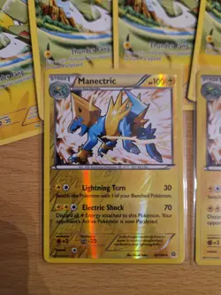 Pokemon TCG Primal Clash Manectric Electrike Full Art Bundle - Image 2