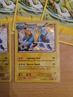 Pokemon TCG Primal Clash Manectric Electrike Full Art Bundle - Image 3