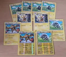 Pokemon TCG XY Breakpoint Electrivire Zebstrika Reverse Holo bundle - Image 1