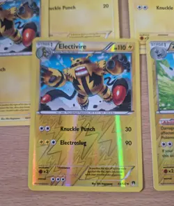 Pokemon TCG XY Breakpoint Electrivire Zebstrika Reverse Holo bundle - Image 3
