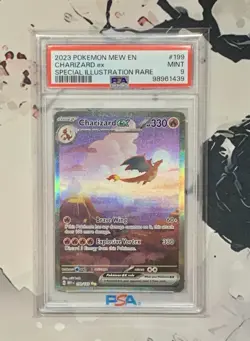 2023 Pokemon SV 151 EN Charizard Ex Special Illustration Rare #199 PSA 10 - Image 1