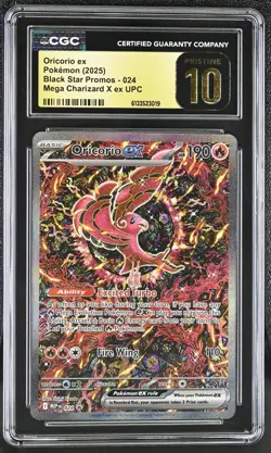 Pokemon Oricorio ex 024 Ultra Premium Black Star Promo - CGC 10 PRISTINE - Image 1