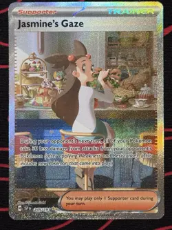 Pokemon TCG Jasmine's Gaze 245/191 Surging Sparks Special Illustration Rare Holo - Image 1