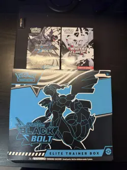 SEALED pokemon black bolt etb + booster bundles - Image 2