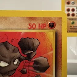 Vintage Pokemon 1st Edition Golem 36/62 Graveler 37/62 Geodude 47/62 Fossil Set - Image 5