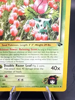 Pokemon - Erika’s Ivysaur Gym Challenge 41/132 Non Holo Uncommon Vintage! NM! - Image 3