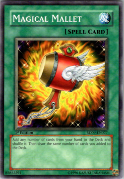 Yu-Gi-Oh! TCG Magical Mallet SD09-EN027 Dinosaur's Rage 1st Edition Common LP - Image 1