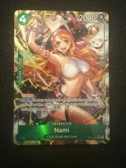 Nami (Alternate Art) OP14-031 The Azure Sea's Seven Foil English - Image 1