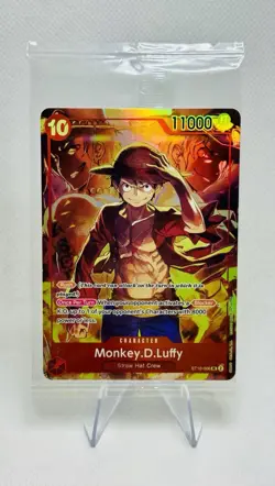 One Piece TCG Monkey D. Luffy #ST10-006 SR Promo Holo SEALED - Image 1