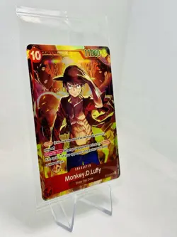 One Piece TCG Monkey D. Luffy #ST10-006 SR Promo Holo SEALED - Image 2