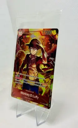 One Piece TCG Monkey D. Luffy #ST10-006 SR Promo Holo SEALED - Image 3