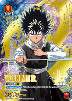 Hiei Winner Foil - UEPR /YYH-1-081 NM - Union Arena - Image 1