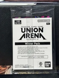 Union Arena TCG C.C. UEPR/CGH-2-004 Winner Promo English Sealed - Image 2