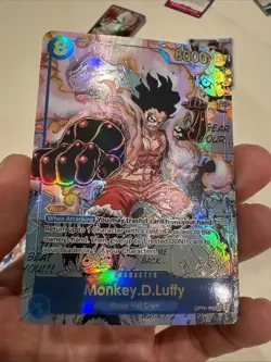 One Piece Monkey D. Luffy English Manga OP11-118 Secret Rare Custom Card Proxy - Image 2