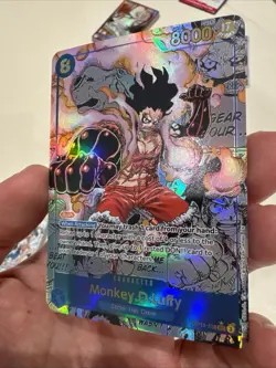 One Piece Monkey D. Luffy English Manga OP11-118 Secret Rare Custom Card Proxy - Image 4